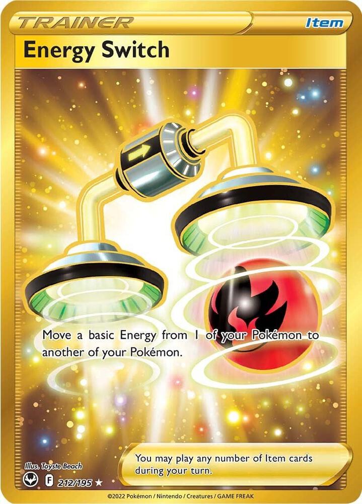 Energy Switch (Secret) - SWSH12: Silver Tempest 212/195