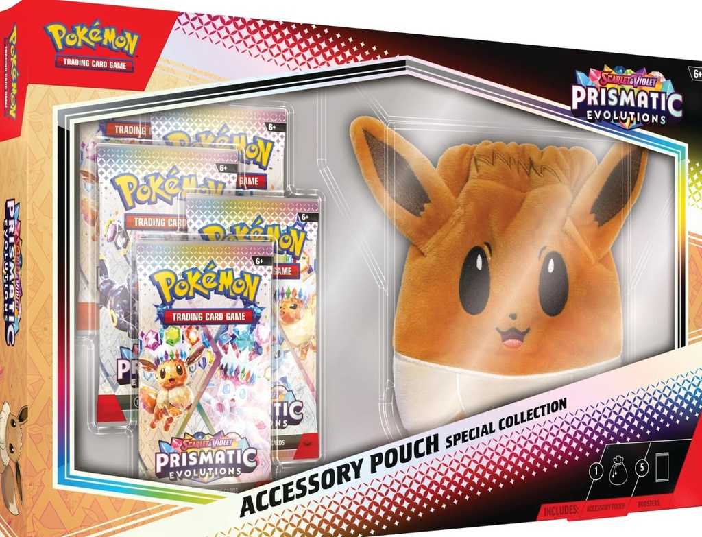 Prismatic Evolutions PouchPrismatic Evolutions Accessory Pouch Special Collection - SV: Prismatic Evolutions (PRE)