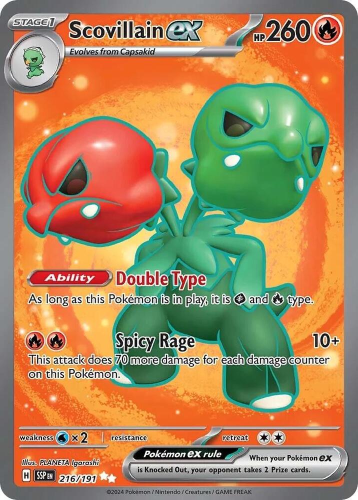 Scovillain ex - 216/191 - SV08: Surging Sparks (SSP)