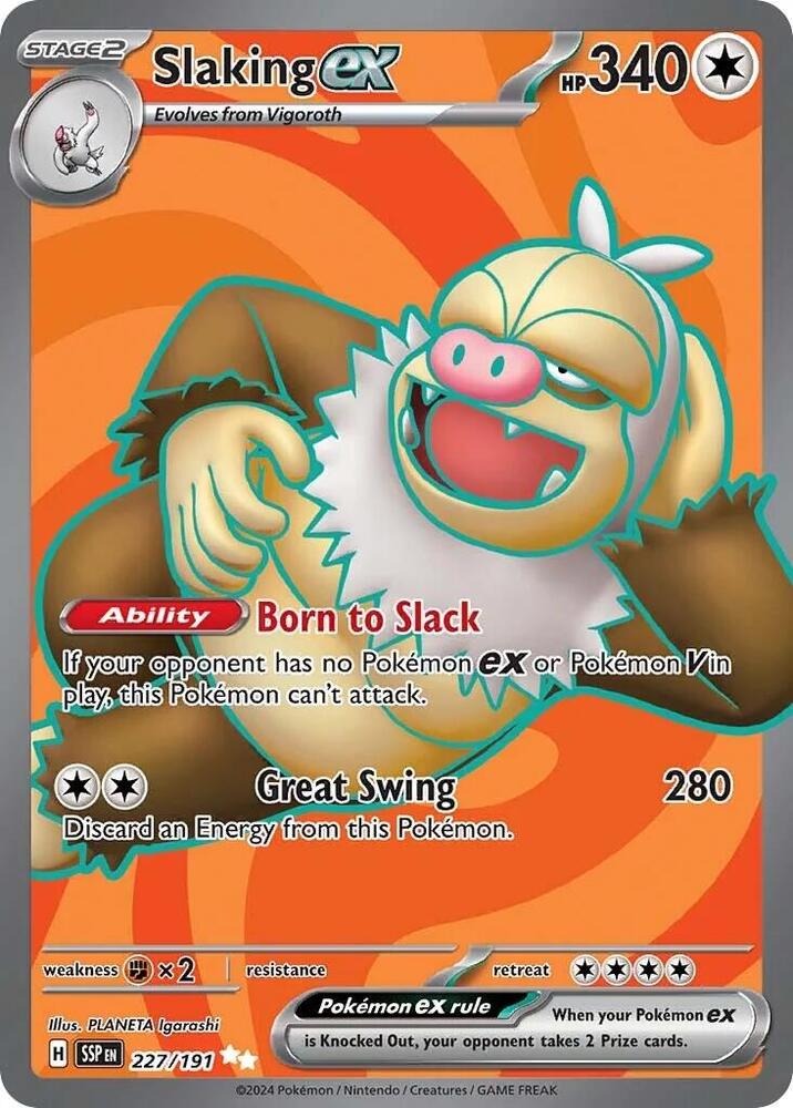 Slaking ex - 227/191 - SV08: Surging Sparks (SSP)
