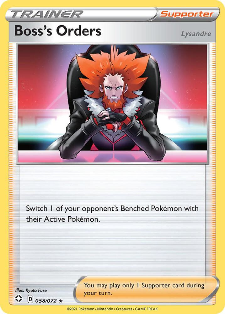 Boss's Orders - Shining Fates 058/072