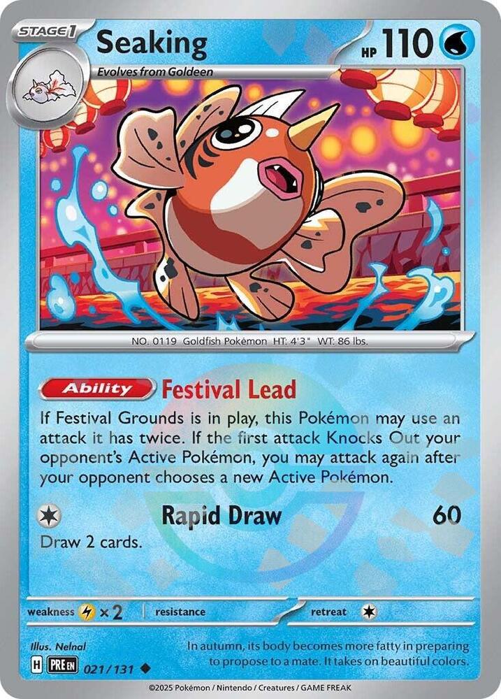Seaking (Poke Ball Pattern) - SV: Prismatic Evolutions (PRE)