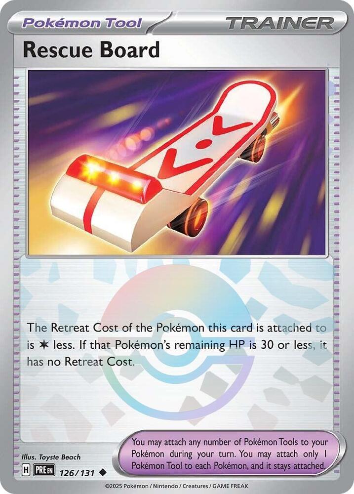 Rescue Board (Poke Ball Pattern) - SV: Prismatic Evolutions (PRE)