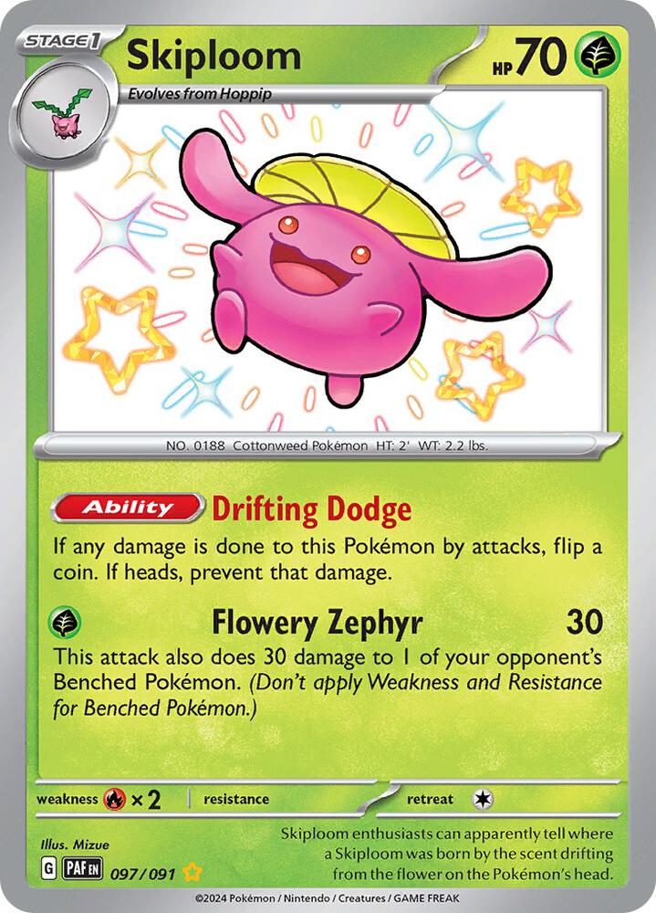 Skiploom - SV: Paldean Fates (PAF) 