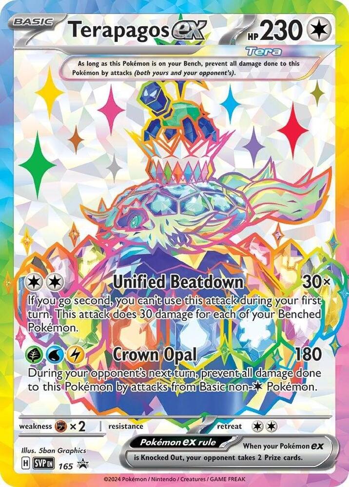 Terapagos ex - 165 - SV: Scarlet & Violet Promo Cards (SVP) 
