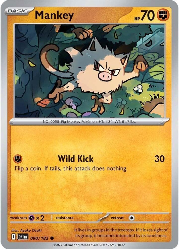 Mankey - SV10: Destined Rivals (DRI)