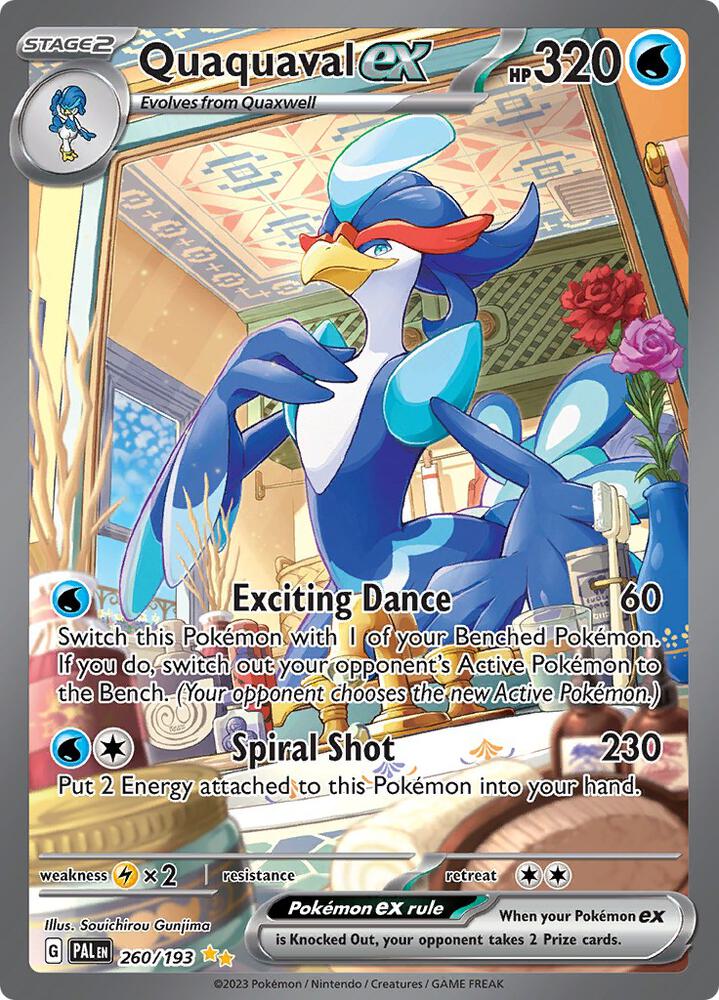 Quaquaval ex - SV02: Paldea Evolved 260/193