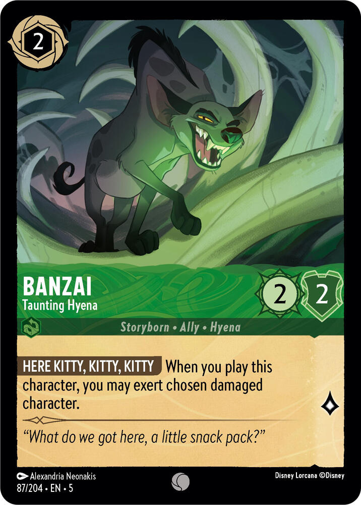 Banzai - Taunting Hyena - Shimmering Skies (5) 