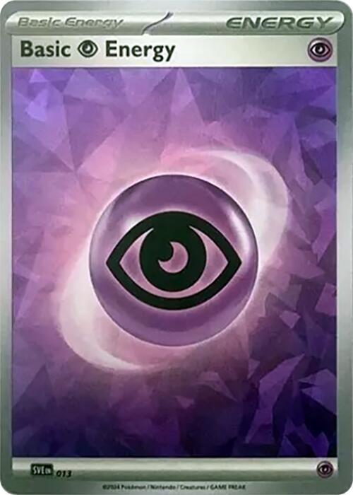 Basic Psychic Energy (Cracked Ice Holo) - SV07: Stellar Crown (SCR)