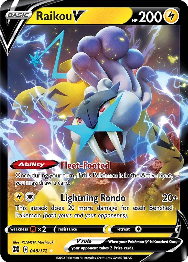 Raikou V - SWSH09: Brilliant Stars 048/172