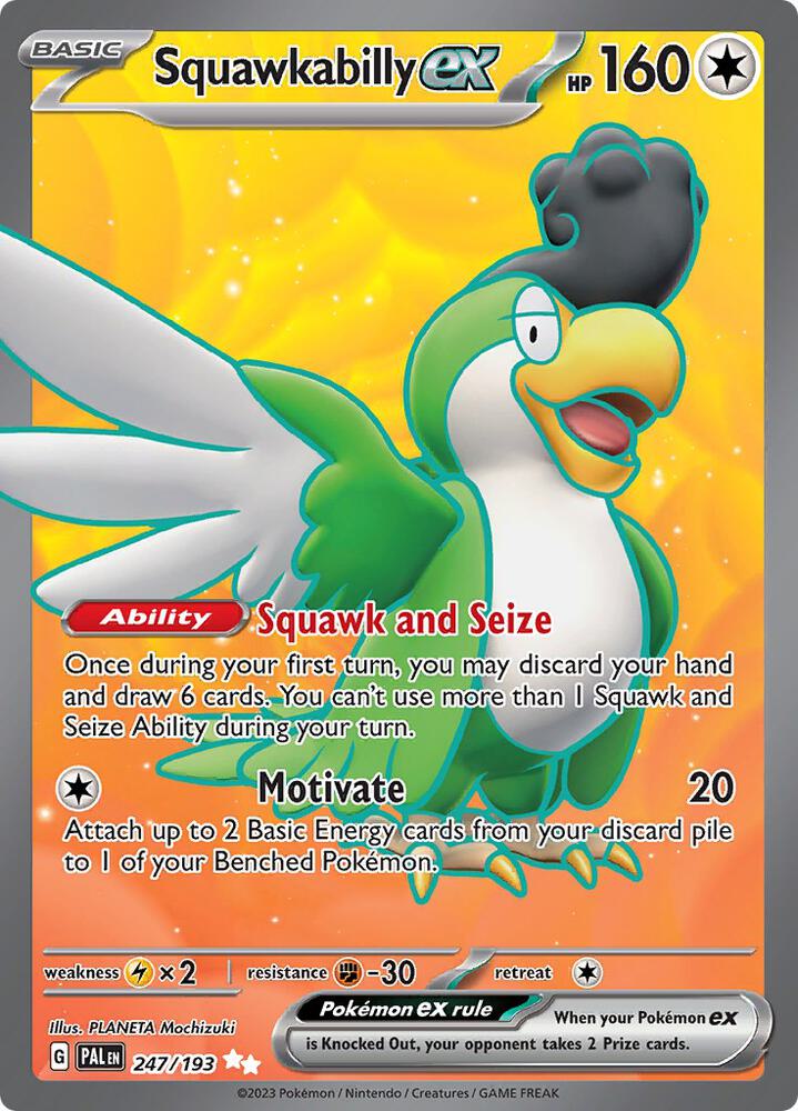 Squawkabilly ex - 247/193 - SV02: Paldea Evolved (PAL)