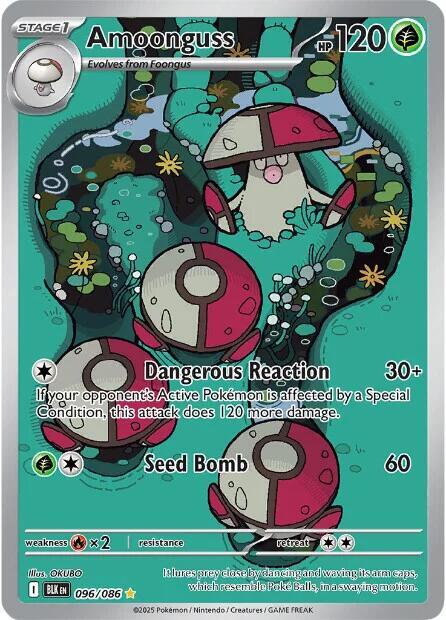 Amoonguss - 096/086 - SV: Black Bolt (BLK)