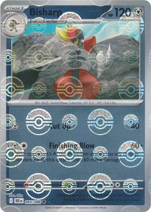 Bisharp (Poke Ball Pattern) - SV: Black Bolt (BLK)
