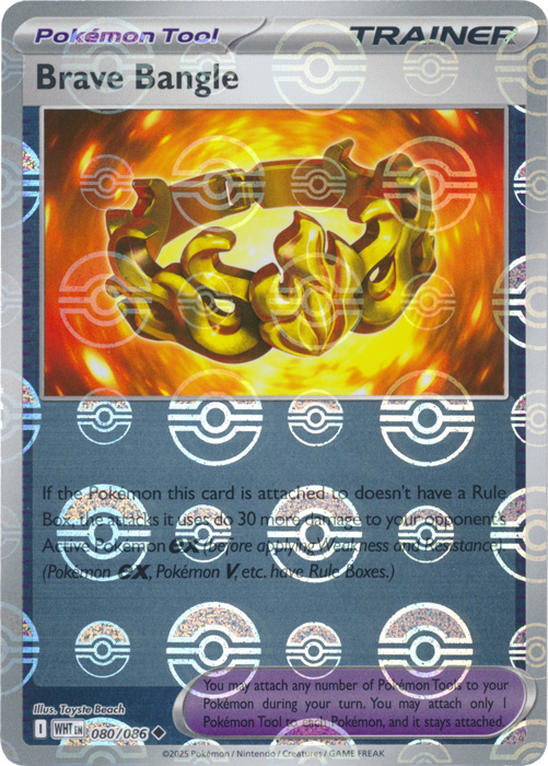 Brave Bangle (Poke Ball Pattern) - SV: White Flare (WHT)