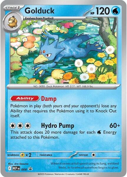 Golduck - 008 - ME: Mega Evolution Promo (MEP)