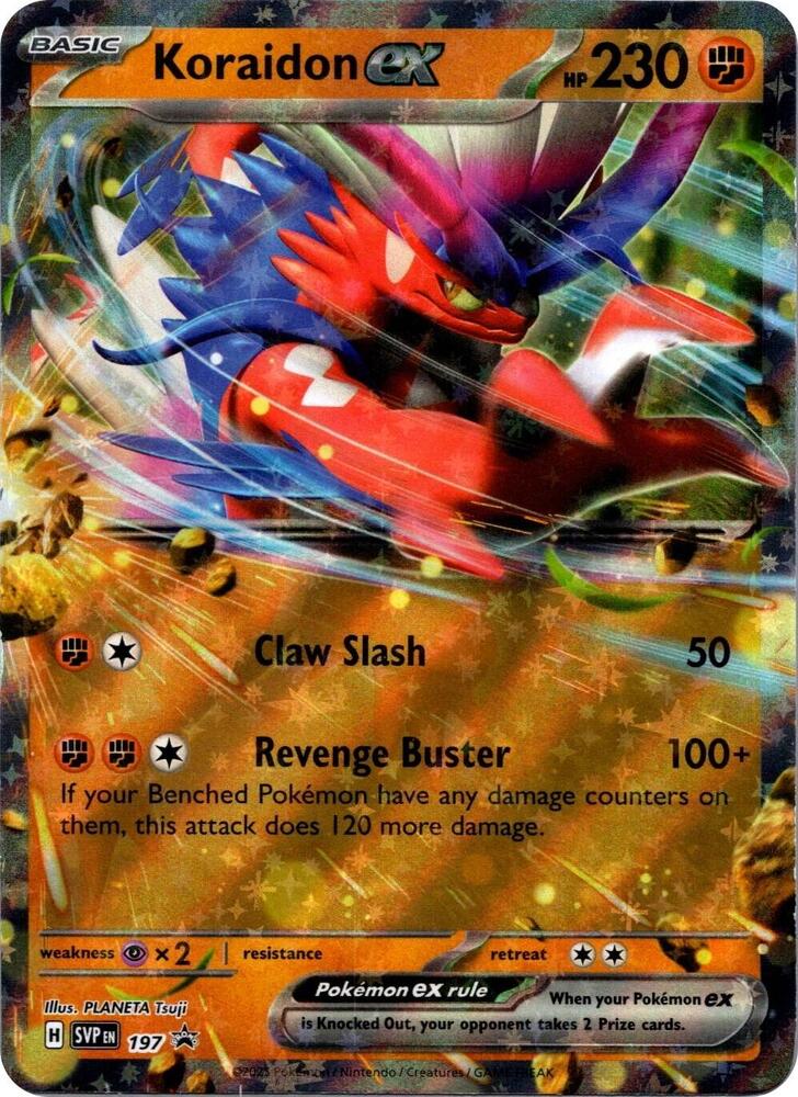 Koraidon ex - 197 - SV: Scarlet & Violet Promo Cards (SVP)