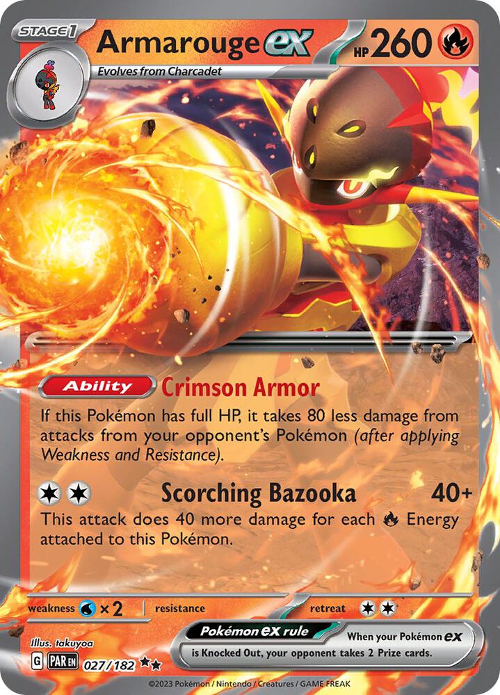 Armarouge ex - SV04: Paradox Rift 027/182