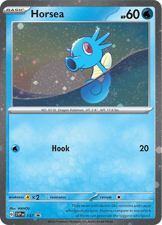 Horsea - 137 (Cosmo Holo) - SV: Scarlet & Violet Promo Cards (SVP)