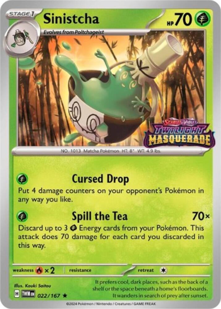 Sinistcha - 022/167 (Prerelease) - SV: Scarlet & Violet Promo Cards (SVP)