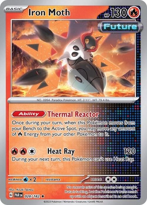 Iron Moth - 028/182 (Cosmos Holo) - Miscellaneous Cards & Products (MCAP)