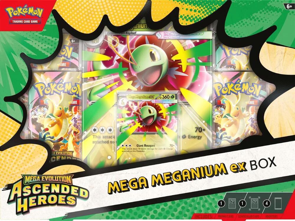 Ascended Heroes Mega Meganium ex Box - ME: Ascended Heroes (ASC) (Ingles)