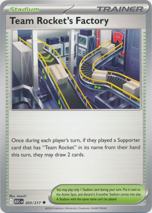 Team Rocket's Factory - ME: Ascended Heroes (ASC)