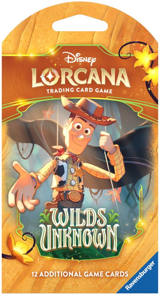 Disney Lorcana: Wilds Unknown Sleeved Booster Pack - Wilds Unknown (12)