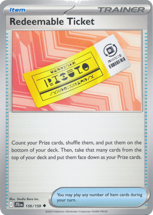 Redeemable Ticket - SV09: Journey Together (JTG)