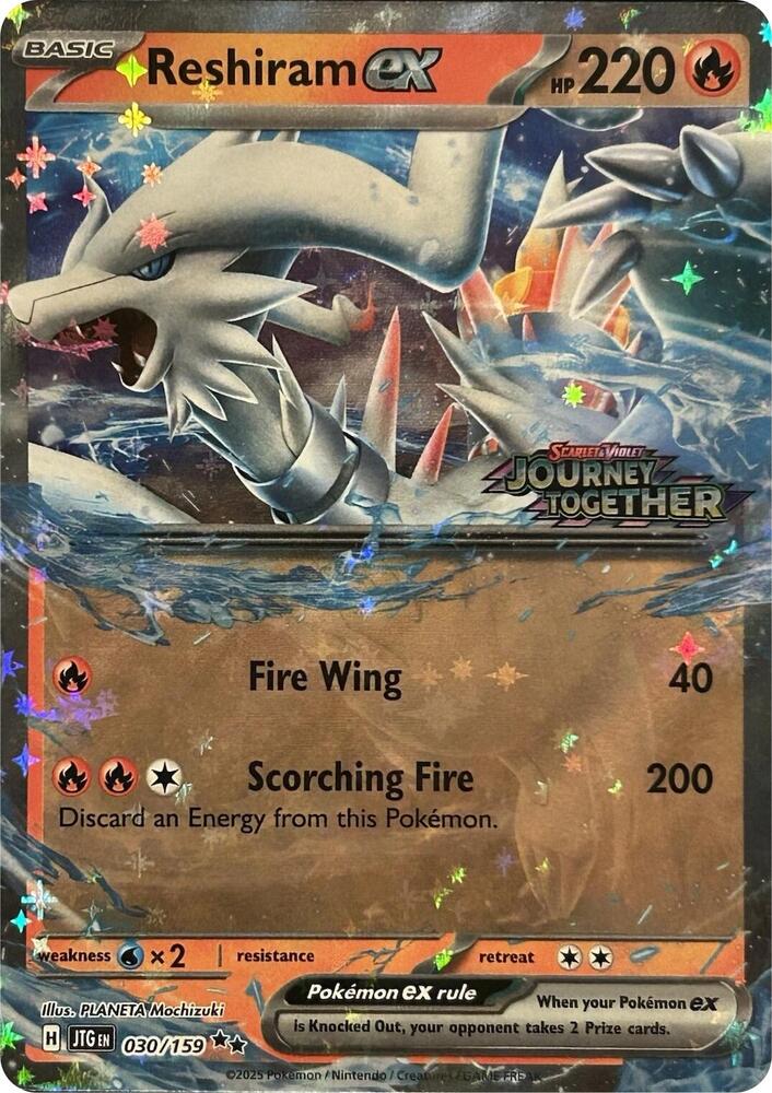 Reshiram ex (Journey Together Stamped) - Miscellaneous Cards & Products (MCAP)