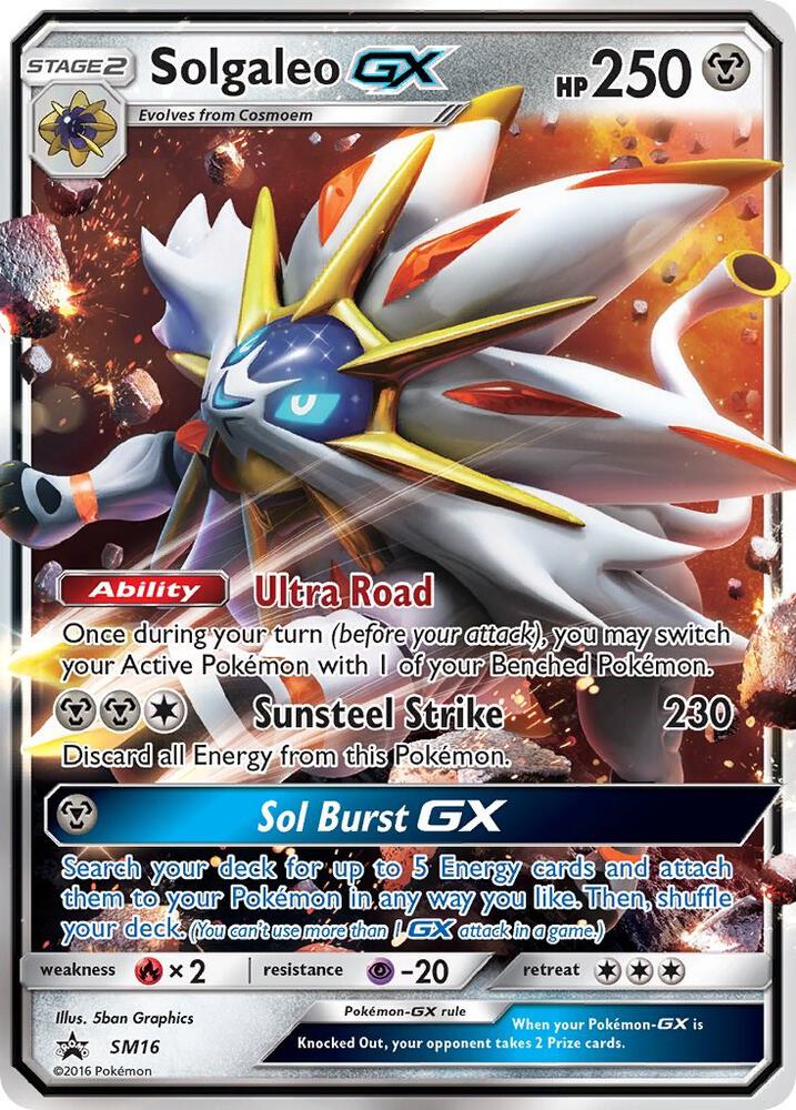 Solgaleo GX - SM16 - SM Promos (SMP)