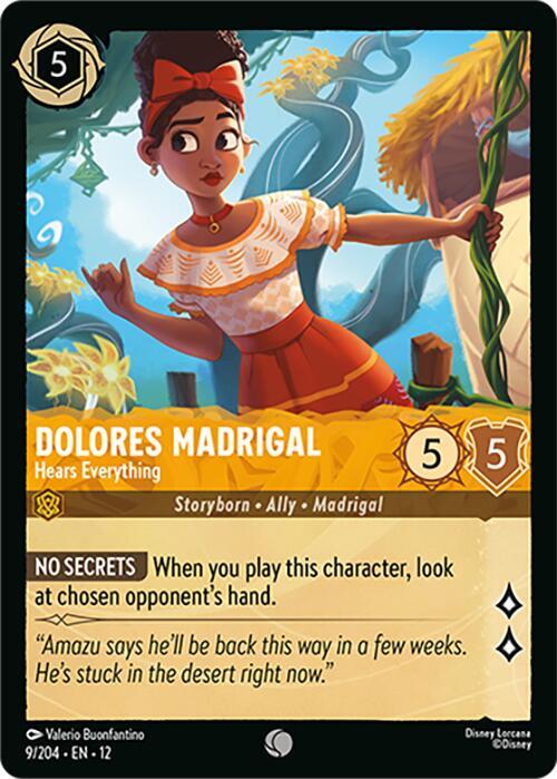 Dolores Madrigal - Hears Everything - Wilds Unknown (12) 