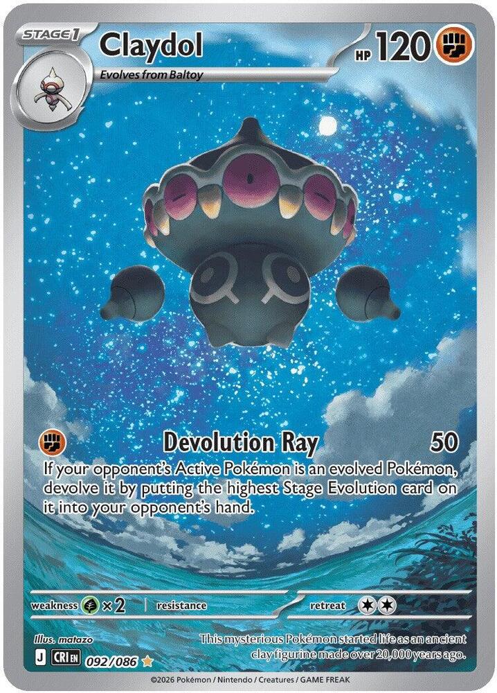 Claydol - 092/086 - ME04: Chaos Rising (CRI)