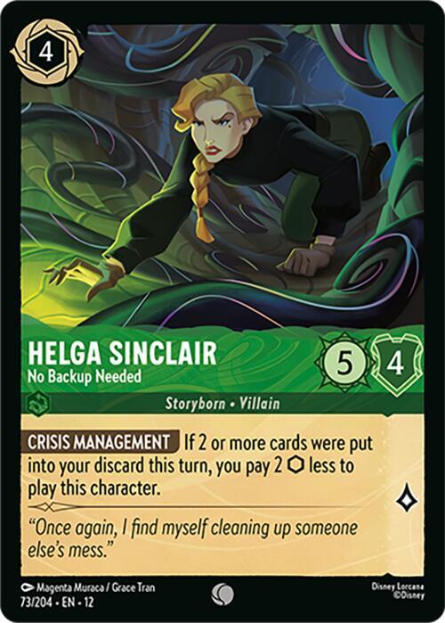 Helga Sinclair - No Backup Needed - Wilds Unknown (12) 