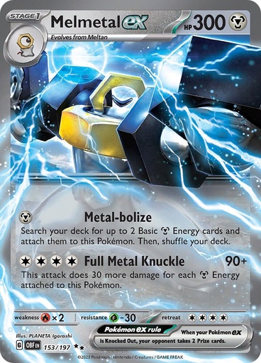 Melmetal ex - SV03: Obsidian Flames (OBF)