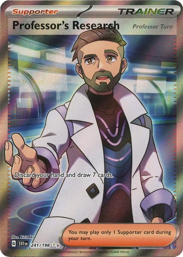Professor's Research - 241/198 - SV01: Scarlet & Violet Base Set