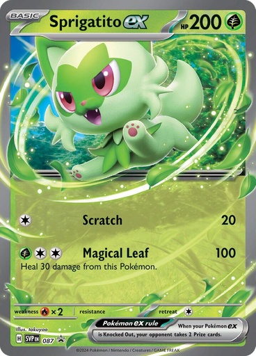 Sprigatito ex - 087 - SV: Scarlet & Violet Promo Cards (SVP)