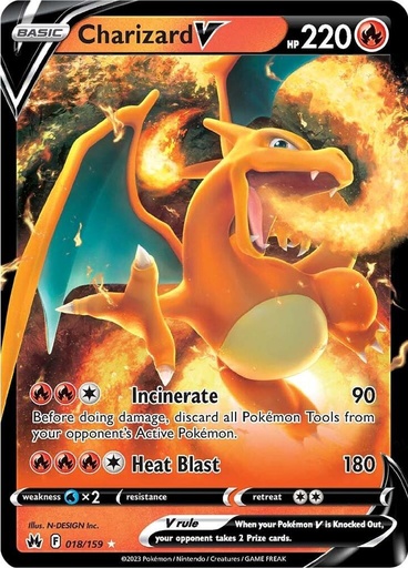 Charizard V - SWSH: Crown Zenith (CRZ)
