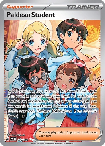 Paldean Student - 230/091 - SV: Paldean Fates (PAF)