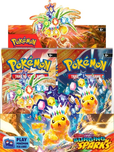 [191-42312] DV Surging Sparks Booster Box - SV08: Surging Sparks (SV08)