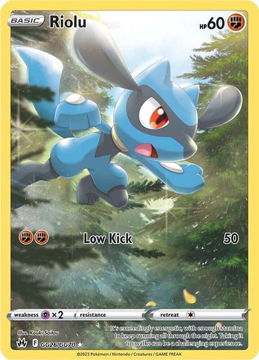 Riolu - Crown Zenith: Galarian Gallery GG26/GG70