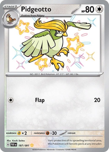 Pidgeotto - SV: Paldean Fates (PAF)
