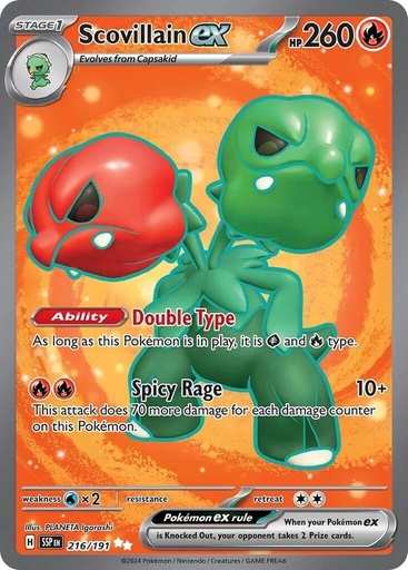 Scovillain ex - 216/191 - SV08: Surging Sparks (SSP)