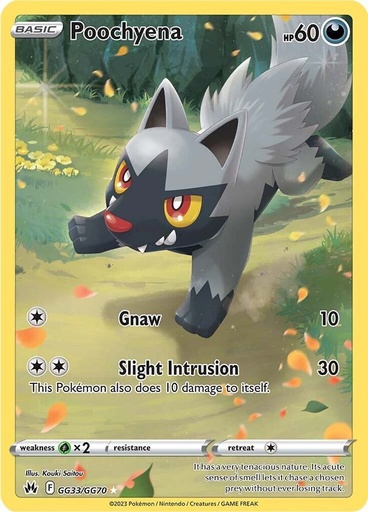Poochyena - SWSH: Crown Zenith: Galarian Gallery (CRZ:GG)