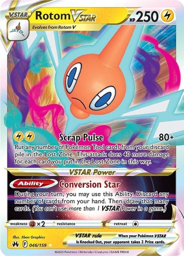 Rotom VSTAR - SWSH: Crown Zenith (CRZ)