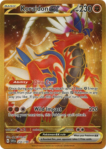 Koraidon ex - 254/198 - SV01: Scarlet & Violet Base Set (SV1)
