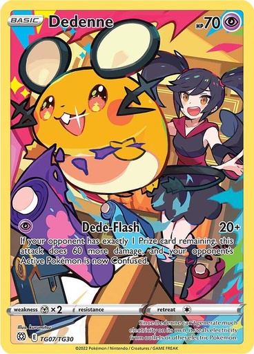 Dedenne - SWSH09: Brilliant Stars Trainer Gallery TG07/TG30