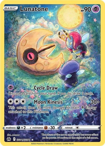 Lunatone - Crown Zenith: Galarian Gallery (CRZ:GG)