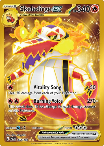 Skeledirge ex - 272/193 - SV02: Paldea Evolved (PAL)