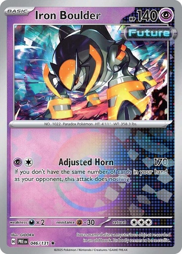 Iron Boulder (Poke Ball Pattern) - SV: Prismatic Evolutions (PRE)