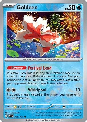 Goldeen (Master Ball Pattern) - SV: Prismatic Evolutions (PRE)